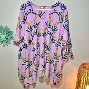Buddy Love North Tunic- Pink Leopard print